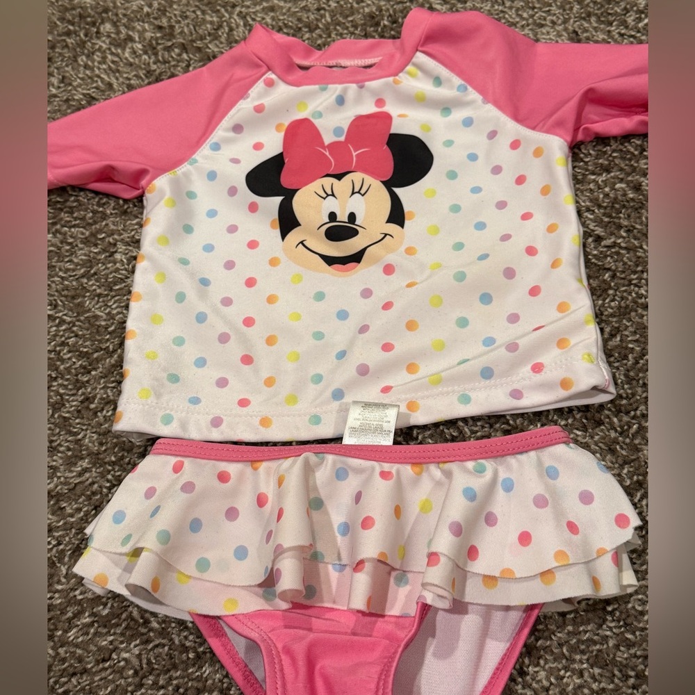 🍦Disney Pink Minnie Mouse Swim Set